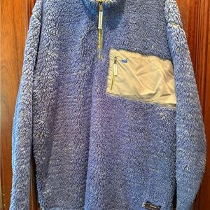 Men's Blue Fleece Sweater